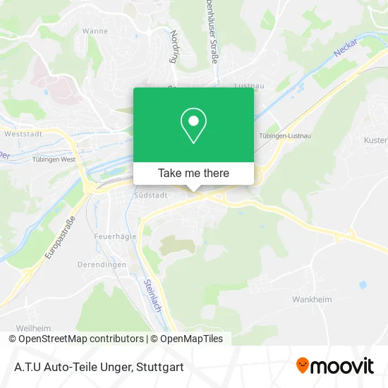 Карта A.T.U Auto-Teile Unger