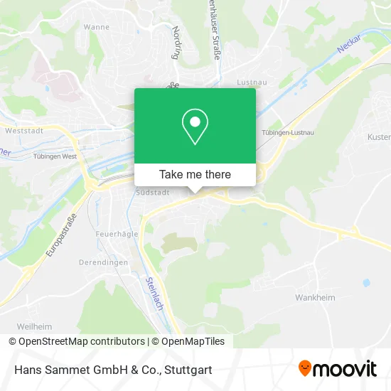 Карта Hans Sammet GmbH & Co.