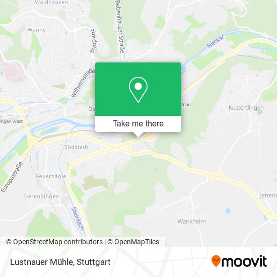 Lustnauer Mühle map
