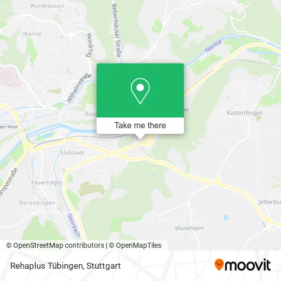 Карта Rehaplus Tübingen