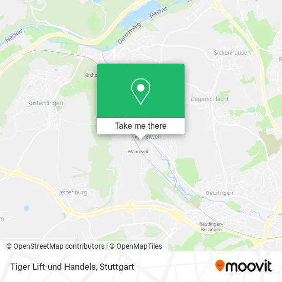 Карта Tiger Lift-und Handels