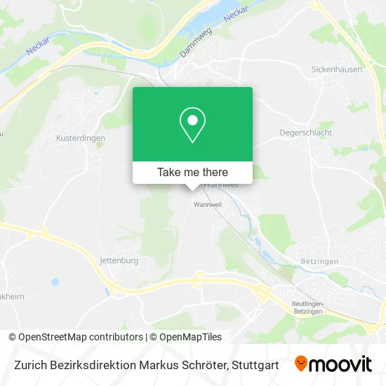 Карта Zurich Bezirksdirektion Markus Schröter