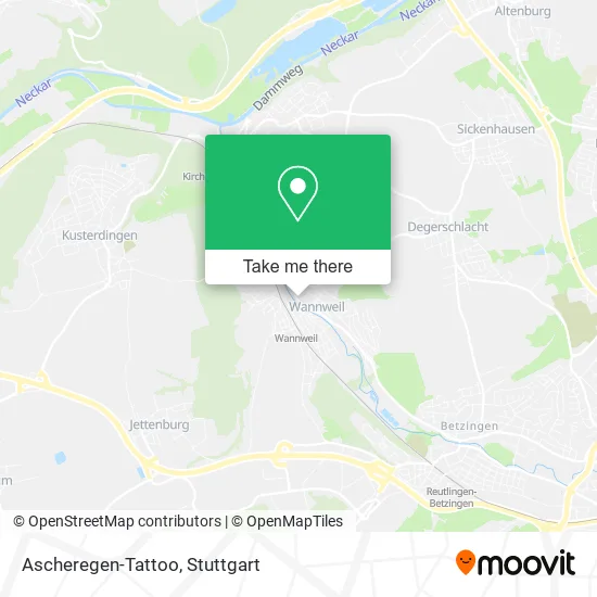 Карта Ascheregen-Tattoo