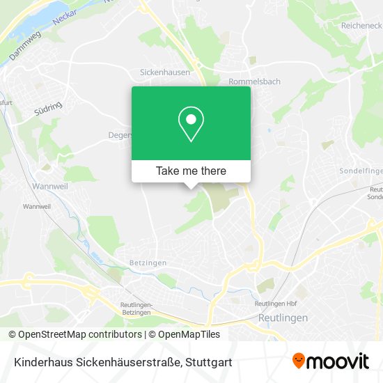 Kinderhaus Sickenhäuserstraße map