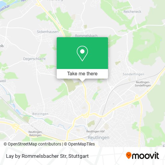 Lay by Rommelsbacher Str map