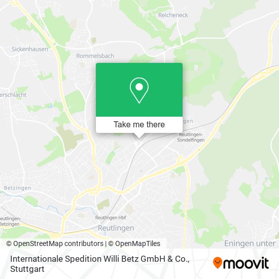 Internationale Spedition Willi Betz GmbH & Co. map