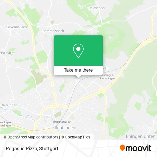 Карта Pegasus Pizza