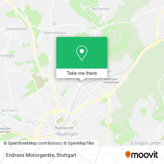 Карта Endress Motorgeräte