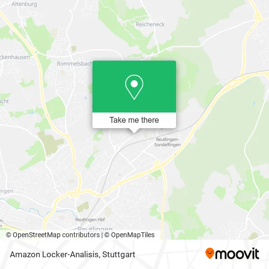 Карта Amazon Locker-Analisis