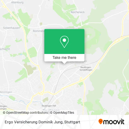 Карта Ergo Versicherung Dominik Jung