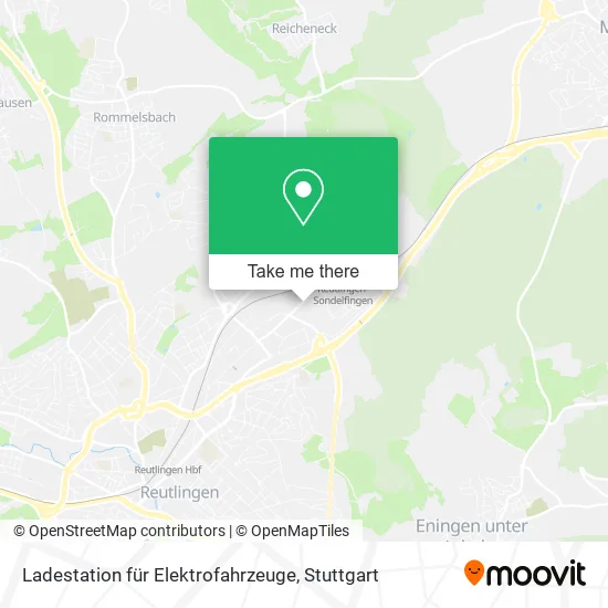 Ladestation für Elektrofahrzeuge map