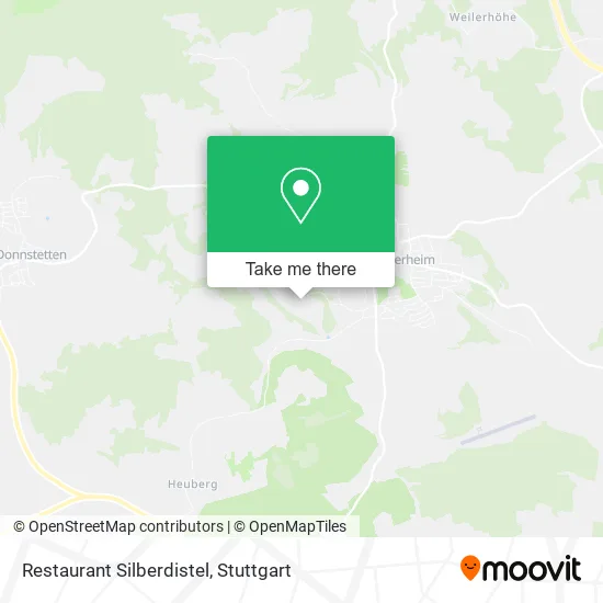 Карта Restaurant Silberdistel