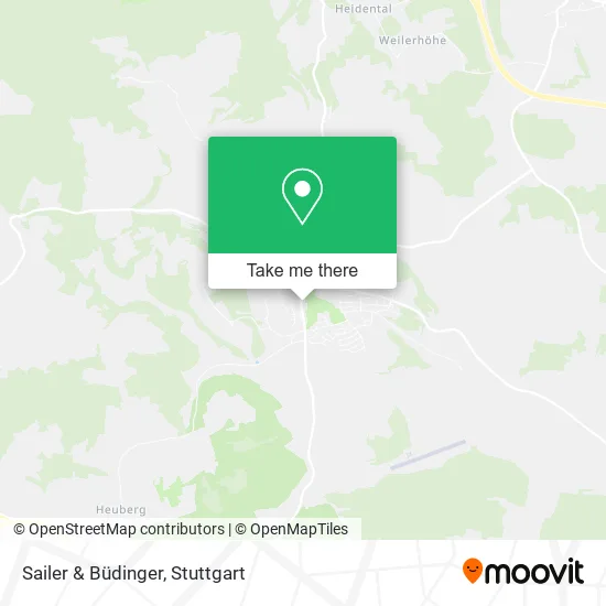 Карта Sailer & Büdinger