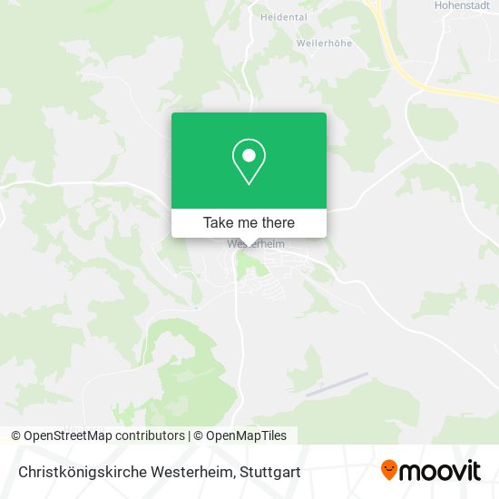 Christkönigskirche Westerheim map