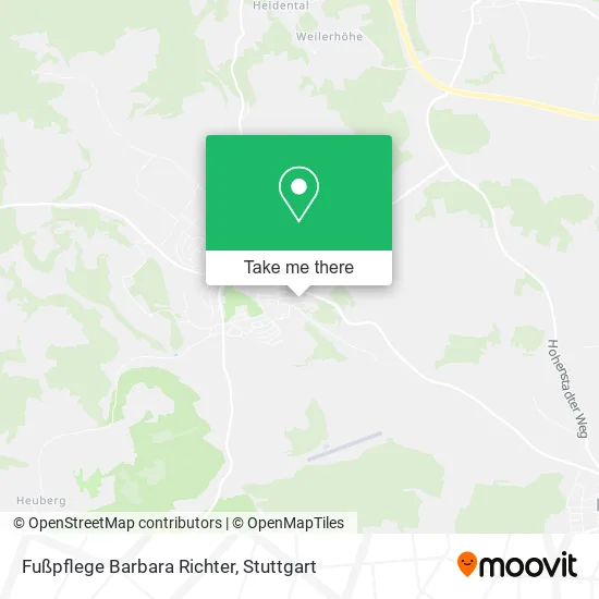 Карта Fußpflege Barbara Richter