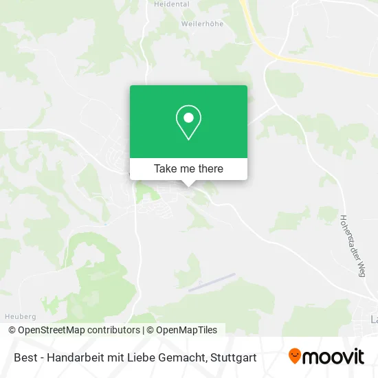 Карта Best - Handarbeit mit Liebe Gemacht