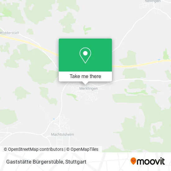 Карта Gaststätte Bürgerstüble