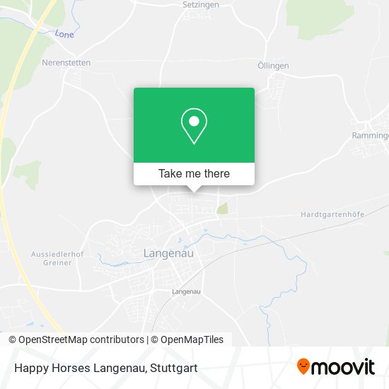 Happy Horses Langenau map