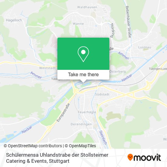 Карта Schülermensa Uhlandstrabe der Stollsteimer Catering & Events