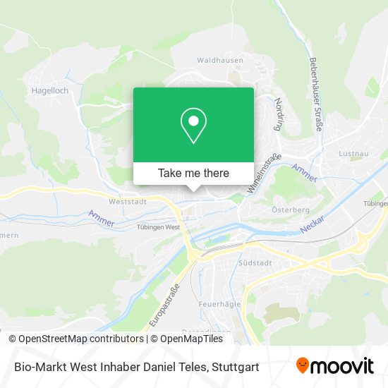 Bio-Markt West Inhaber Daniel Teles map