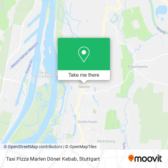 Карта Taxi Pizza Marlen Döner Kebab