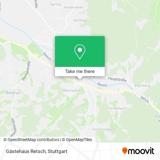 Gästehaus Retsch map