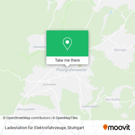 Ladestation für Elektrofahrzeuge map