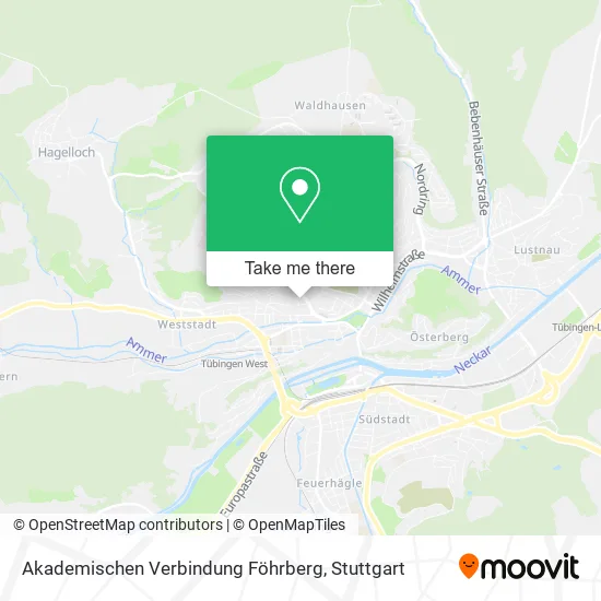 Карта Akademischen Verbindung Föhrberg