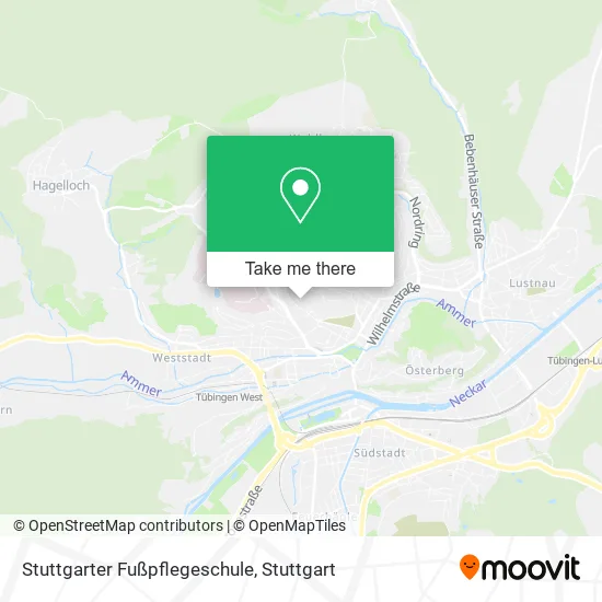 Карта Stuttgarter Fußpflegeschule