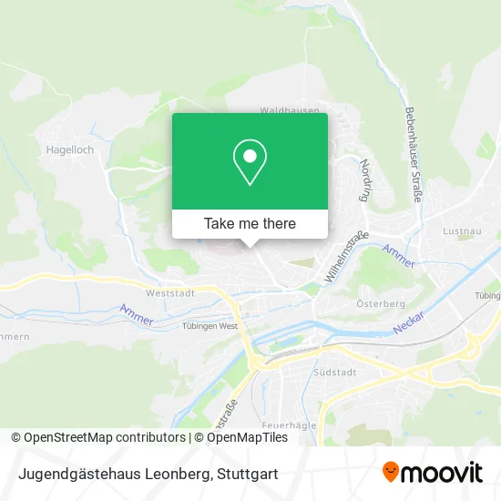 Карта Jugendgästehaus Leonberg