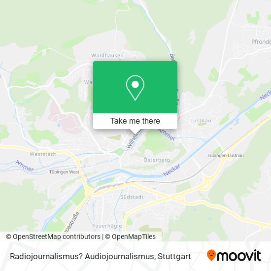 Radiojournalismus? Audiojournalismus map