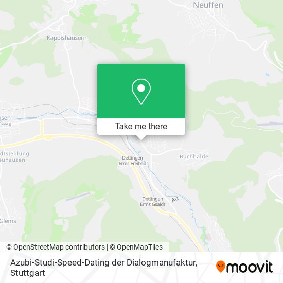 Карта Azubi-Studi-Speed-Dating der Dialogmanufaktur