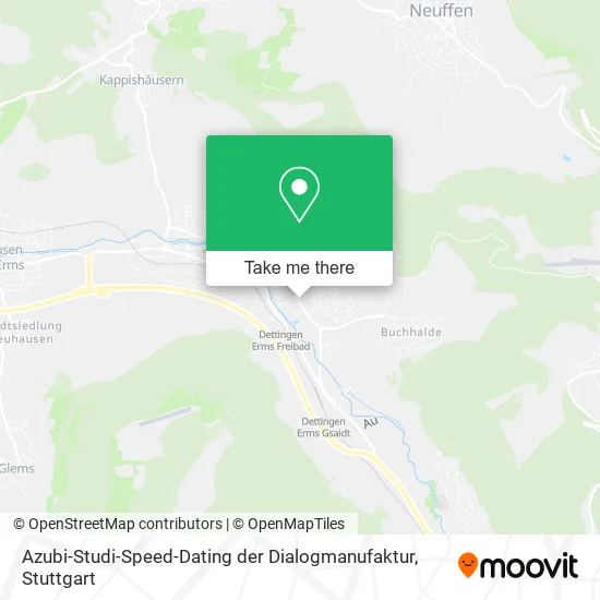 Карта Azubi-Studi-Speed-Dating der Dialogmanufaktur