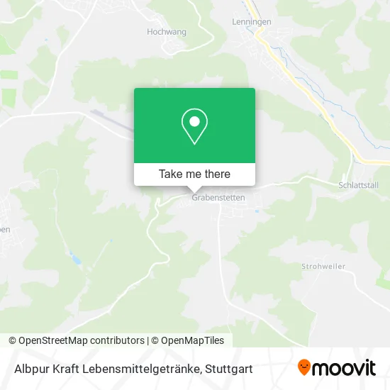 Карта Albpur Kraft Lebensmittelgetränke