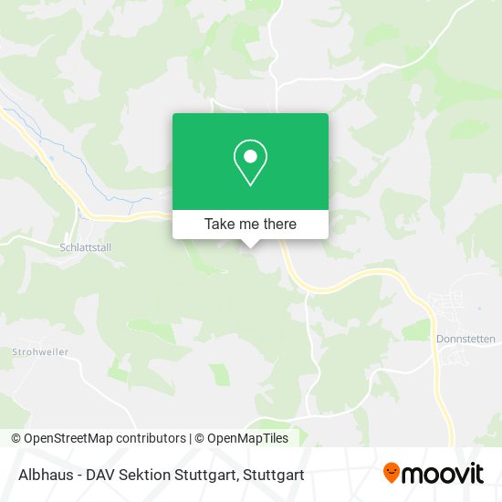 Карта Albhaus - DAV Sektion Stuttgart