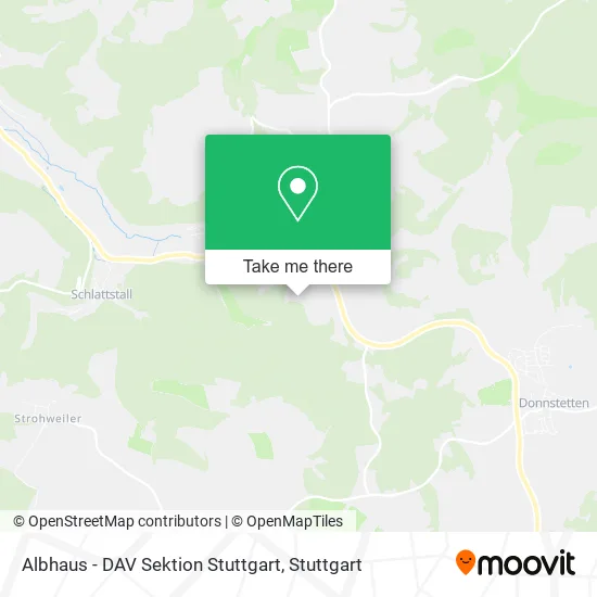 Карта Albhaus - DAV Sektion Stuttgart