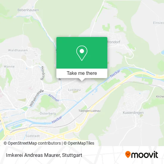 Карта Imkerei Andreas Maurer