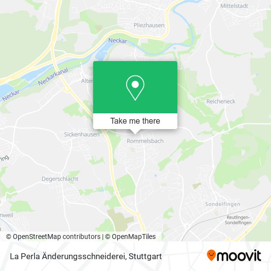 La Perla Änderungsschneiderei map