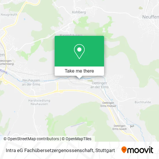 Карта Intra eG Fachübersetzergenossenschaft