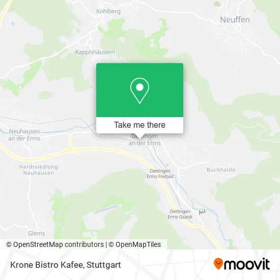 Карта Krone Bistro Kafee