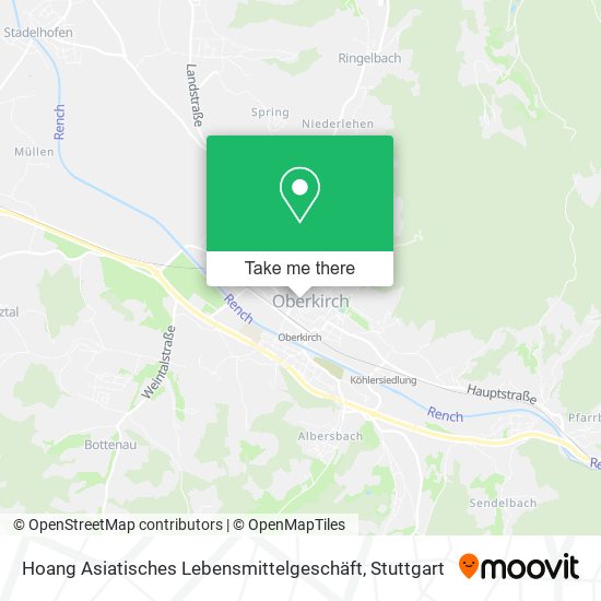Hoang Asiatisches Lebensmittelgeschäft map