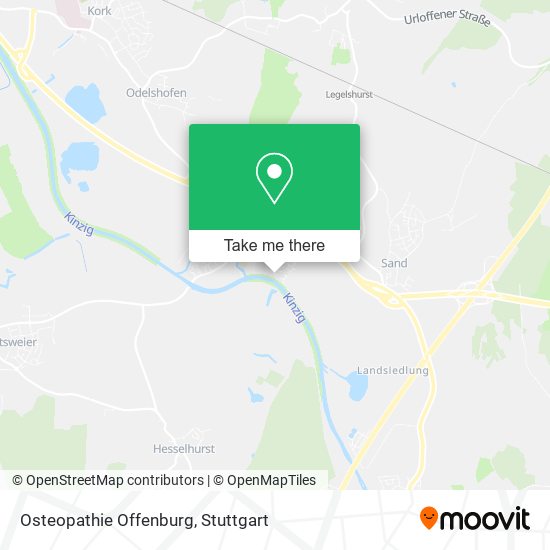 Карта Osteopathie Offenburg