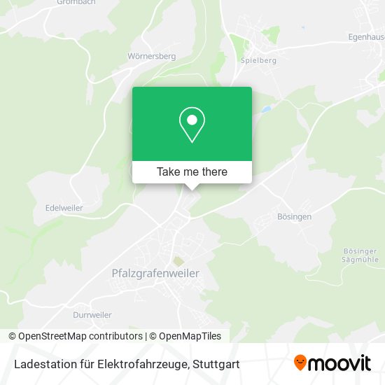 Карта Ladestation für Elektrofahrzeuge