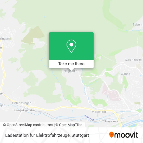Карта Ladestation für Elektrofahrzeuge