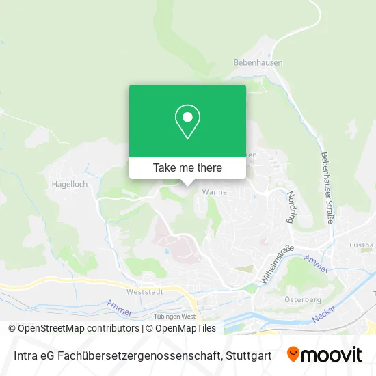 Карта Intra eG Fachübersetzergenossenschaft