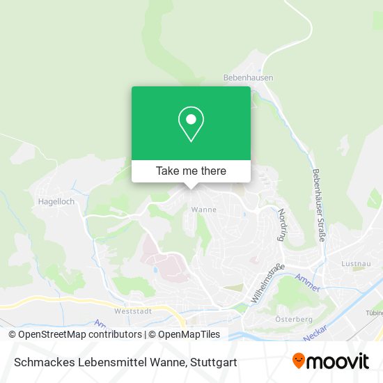 Schmackes Lebensmittel Wanne map