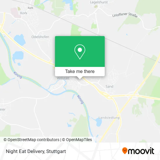 Карта Night Eat Delivery