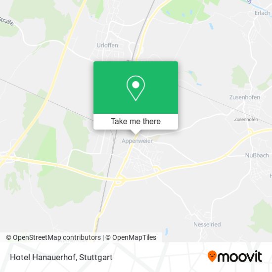 Hotel Hanauerhof map