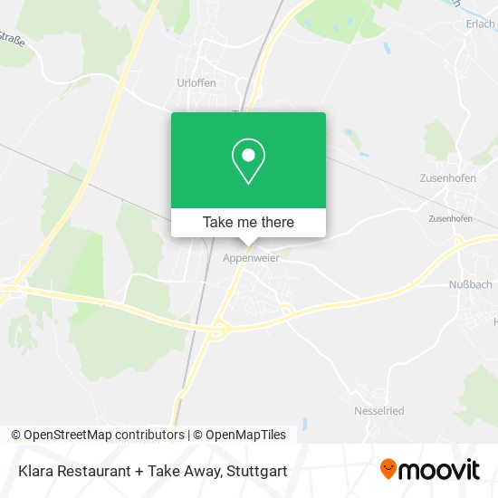Карта Klara Restaurant + Take Away