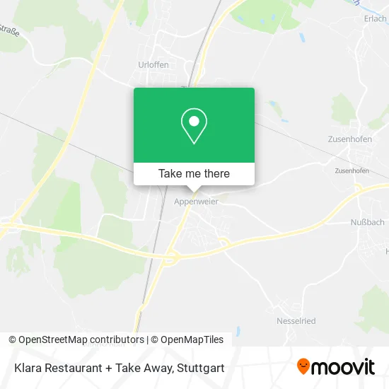 Карта Klara Restaurant + Take Away